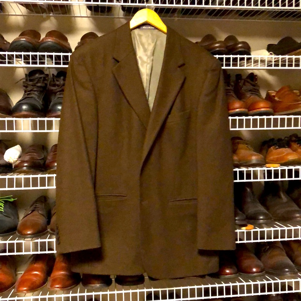 Beautiful brown Oscar De La Renta blazer in 42R